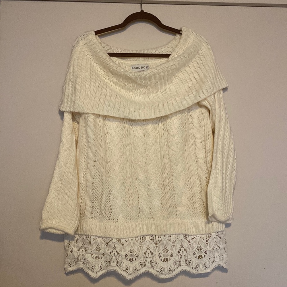 Cream colored sweater